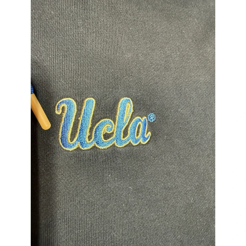 Jordan UCLA Bruins Full Zip Hoodie Men's Medium Navy Blue Embroidered